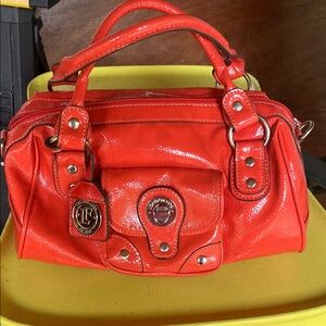 London Fog satchel orange